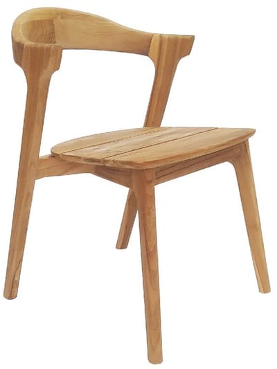PTMD Tiera Natural Dining Chair Teak - set van 2