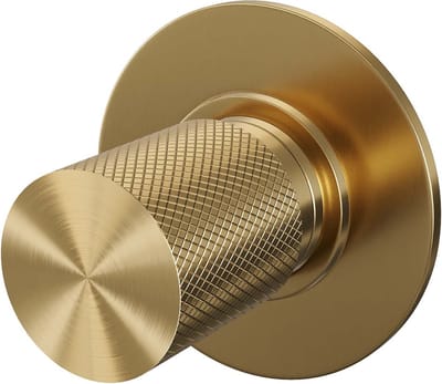 BRAUER Gold Carving losse inbouw stopkraan met in- en afbouwdelen goud geborsteld PVD