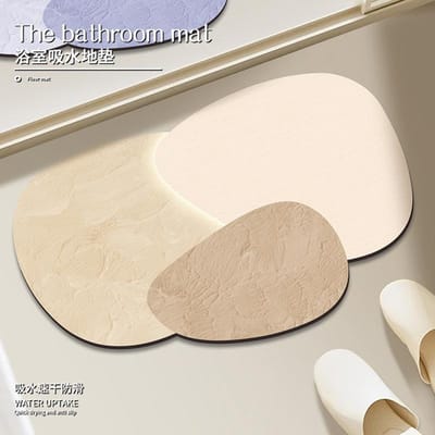 Badkamervloermat diatomeeënaarde antislip absorberende zachte mat badkamer keuken voetmat badkamerdeur toilet tapijt 50 * 80CM Diatom Mud