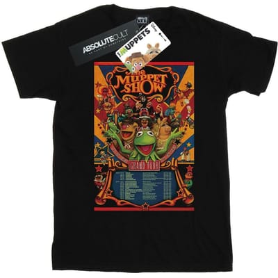 Disney Heren The Muppets The Muppet Show Poster T-Shirt (Zwart)