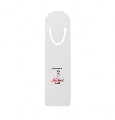 Hacebo® - Later word ik slager metalen boekenlegger - Slager - Baby's - Slager - poelier - ambachtelijk slager - vleesspecialist Bladwijzer boekenleggers - 12.7 cm x 3.2cm