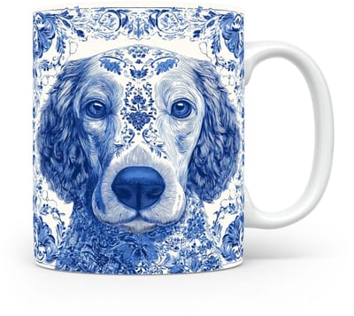 Mok Kuvasz Beker voor koffie of tas voor thee, cadeau voor dierenliefhebbers, moeder, vader, collega, vriend, vriendin, kantoor, opa, oma, hond, kerst, sinterklaas, verjaardag