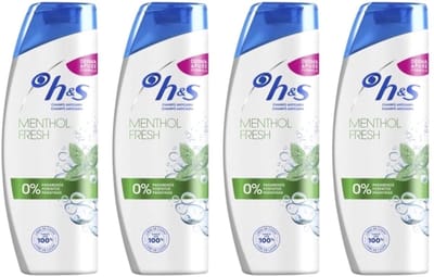 Head & Shoulders Shampoo - Menthol Fresh 4 x 200 ml