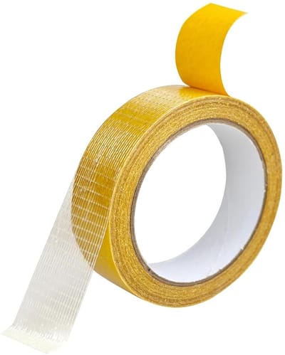 Dubbelzijdige Transparante Plakband 25 mm x 10 m, Sterke Hechting Zonder Resten, Perfect voor Kleding, Tapijt en Creatieve Klussen