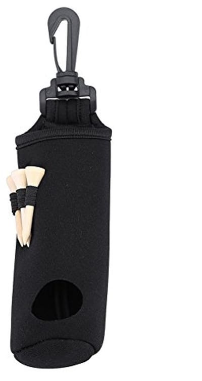 Golfbaltas met clip en accessoires - Draagbare tas voor golfthee en ballen