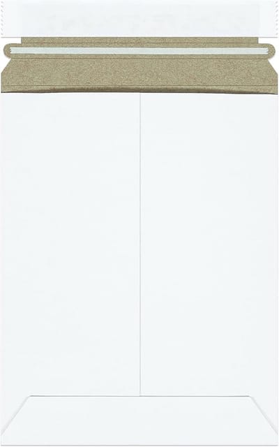 100 Platte Kartonnen Verzendveloppen 18x23 cm - Sterke Enveloppen voor Documenten en Foto's