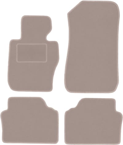 Beige velours vloermatten voor: BMW 3 E91 xDrive stationwagen, touring (2004-2011)