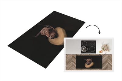 Keukenloper - Loper keuken - Schotse hooglander - Koe - Kraag - 120x60 cm - Keukenloper vinyl