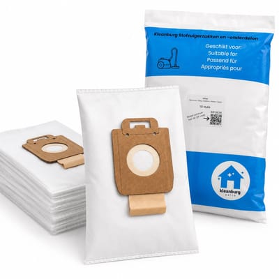 Kleanburg Stofzuigerzakken geschikt voor Nilfisk Extreme, King, Elite, Power en Select, 10 stuks, microfiber, met hygiënesluiting