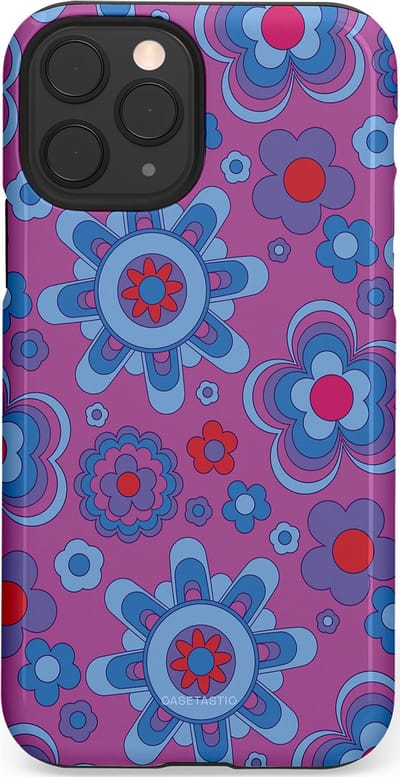 Casetastic Hoesje Geschikt voor Apple iPhone 11 Pro - Stijlvolle Beschermende Duo-layer Case - Retro relax