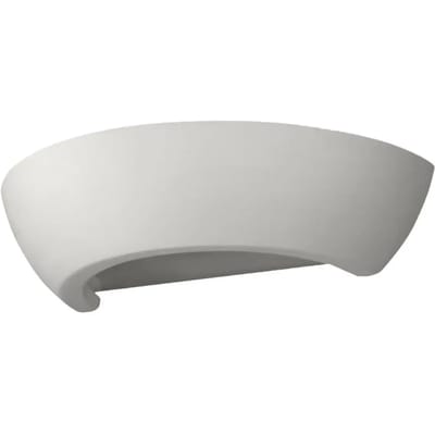 Sollux Lighting Wandlamp Oskar - E27 - wit - keramiek/glas - 8x34x16cm