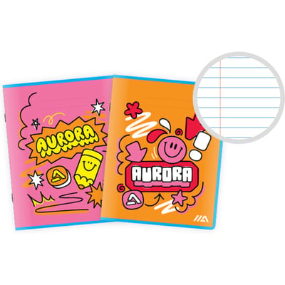 Schrift Aurora A5 lijn 200 pagina's 60gr
