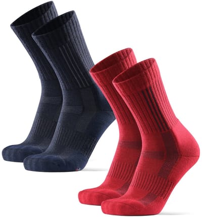 DANISH ENDURANCE Pro Wandelsokken - Merinowol Maximale Bescherming - Unisex - 2 Paar - 35-38