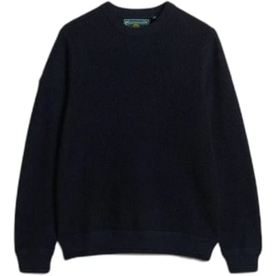 Superdry - Lichtgewicht katoenen trui met textuur - Heren - Sweaters