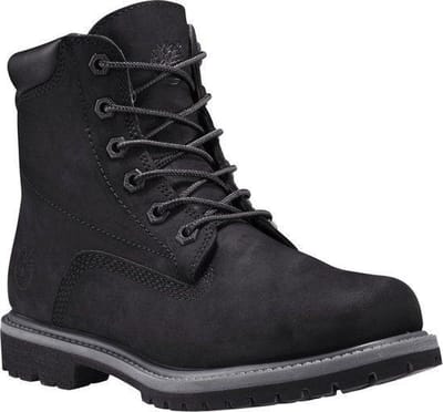 Timberland Waterville 6 Inch Lace Up Waterproof Boot Black Size: 37.5 | Boots Outlet | Dames | Zwart