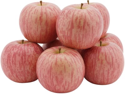 Bellatio Design Kunstfruit decofruit - appels - 6x stuks - ongeveer 9 cm - rood - blush