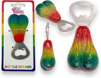 Grappige Flesjes Opener Ballen Regenboog PRIDE