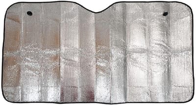 Dailygoods- Zonnescherm XL Reflecterend - Opvouwbaar - UV Blokkerend - Hoge Weerstand Zuignappen - 150 x 80 cm - Perfecte Pasvorm - Auto Zonnescherm