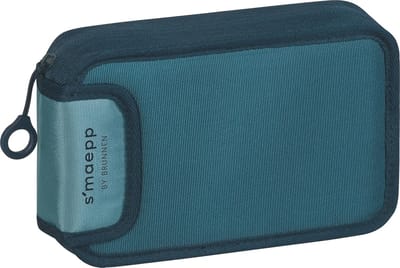 Etui met Kleppen - Pennendoos - School Kantoor - Innovatieve Stiftenhelling - 20x12.5x4.5 cm - Denim