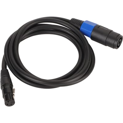 Câble d'enceinte professionnel 5,9 pieds de long PVC Femelle vers XLR Femelle Cuivre sans oxygène Amplificateur