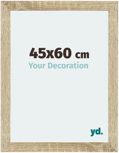 Your Decoration - Puzzellijst 45x60 cm - Sonoma Eiken - Puzzellijst 500-1000 stukjes - MDF Fotolijst - Mura
