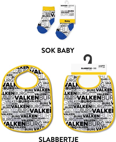 Slabbetjes en sokken met tekst - Baby cadeautjes en kraamcadeautjes - Valkenburg