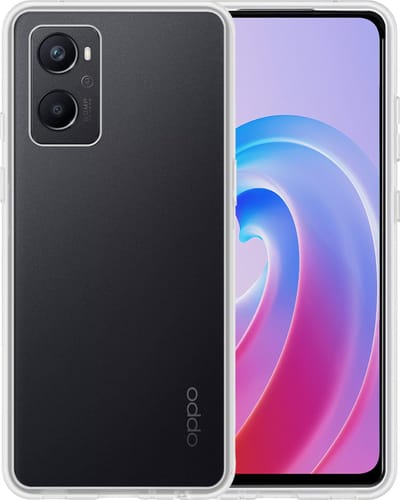 Hoesje - Geschikt voor OPPO A76 - Sterk & Shockproof - Siliconen Case - Hoes Cover - Telefoonhoes - Transparant