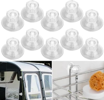 Dailygoods- Zuignap Transparant 45mm - 10 Stuks - Zuignap voor