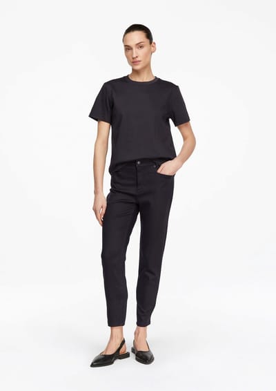 Enkellange chino broek voor dames COMMA Stretch