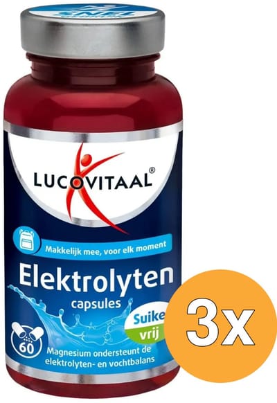 3x Lucovitaal Elektrolyten (60 capsules)