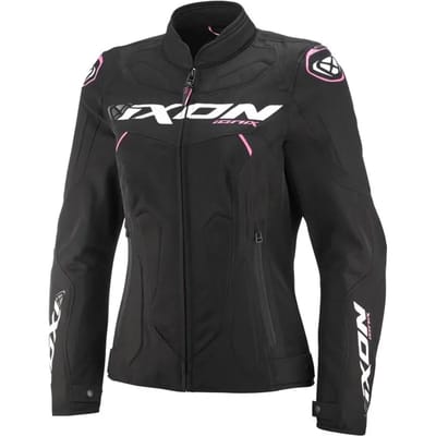 Ixon Ionix Lady Zwart Bright Roze Textiele Motorjas - Jas