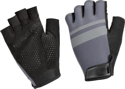 BBB Cycling HighComfort 2.0 Fietshandschoenen Zomer - Racefiets en MTB Handschoenen - Wielrenhandschoenen - Grijs - Maat M - BBW-59