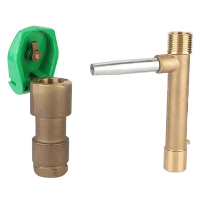 Dailygoods- Koppeling Koper - Externe Schroefdraadaansluiting - Irrigatie Tuinsproeier - G1'' Binnendraad - G1'' Buitendraad - Werkdruk 1.5Mpa - Irrigatiekoppeling