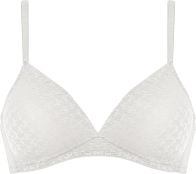 Naturana - Soft bh met pied de poule patroon - 5665 - Ecru - 85A