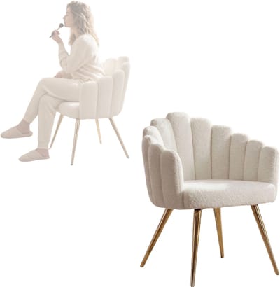CLVP® Make up Stoel - Kaptafel Kruk - Visagie - Wit