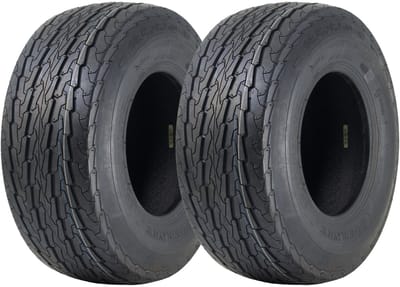 16.5x6.50-8 Aanhangwagenbanden, 6-laags, P815, goedgekeurd voor de openbare weg, 72M, 355 kg, 165/65-8 (set van 2)