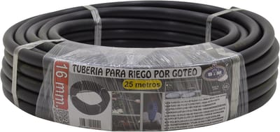 Druppelbuis voor Tuinirrigatie 16 mm x 25 m Zwart