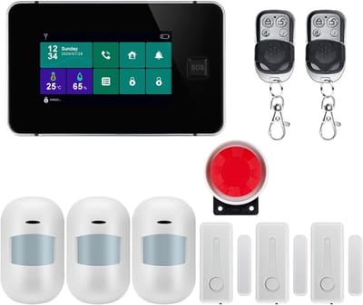 Alarmsysteem Thuis - Beveiligingssysteem Huis - Huis Beveiligen - Uitbreidbaar Tot 100 Sensoren - 1.0 Gram - Zwart