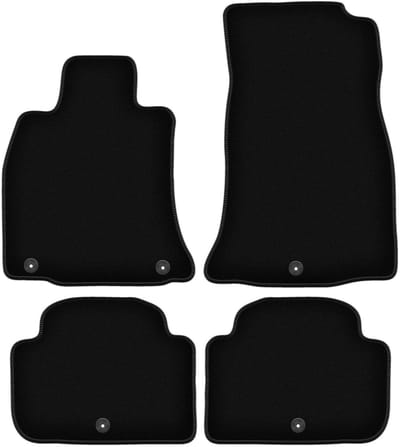 BASIC zwarte veloursmatten voor: Kia Stinger 2WD liftback (2017-)