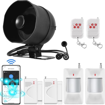 Wifi-alarmsysteem met luide sirene en bewegingssensoren voor optimale beveiliging
