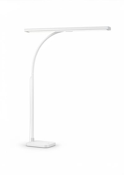 AHD® Bureaulamp LED - Burolamp - Bureaulamp Met Klem - Bureaulamp Kind - Bureaulamp LED Dimbaar - Wit - 42cm x 15cm x 4cm