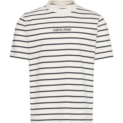 T-shirt Calvin Klein Jeans Lv04rg236g Stripe Easy All Night Lo