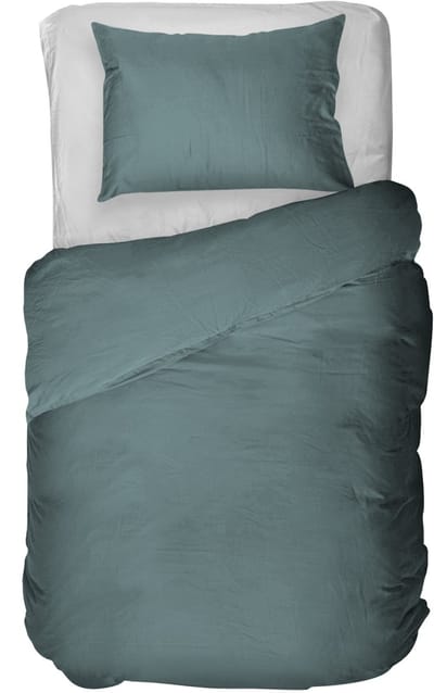 Kayori Kiyo Dekbedovertrek Tencel - 140x200-220 + 1 sloop - Eenpersoons - Petrol