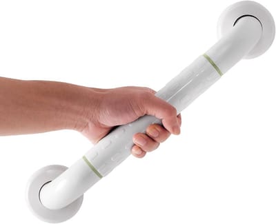 Badkamer Handgreep - Douchegreep Veiligheid - Veiligheid thuis - Antislip en lichtgevend - 30 cm - Wit