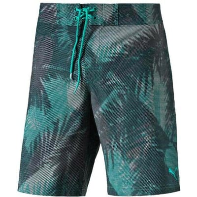 Puma Graphic Beach Shorts Heren Groen Zwembroek 513835 22
