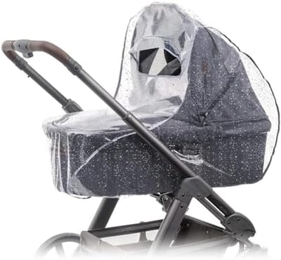 PromoHome Universele Regenhoes voor Kinderwagen en Wandelwagen - Waterdicht Beschermhoes met Ventilatiegaten en Kijkvenster - Geschikt voor Alle Modellen met Reiswieg - PVC-Vrij Materiaal