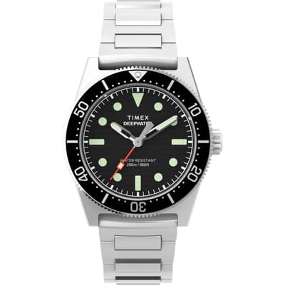 Timex Deep Water Reef TW2W95200 Horloge - Staal - Zilverkleurig - Ø 41 mm