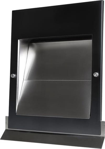 Weha overdrukrooster Sigma Ø150mm, rvs 304 Zwart met terugslagklep