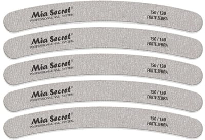 Forte Zebra Curve Nagelvijl 180/180 Blauw (5stuks)