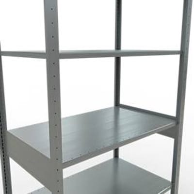 Legbordstelling MULTIplus150 - 6 legborden - L 1000 x B 600 x H 2500 mm - draagvermogen 150 kg - grijs